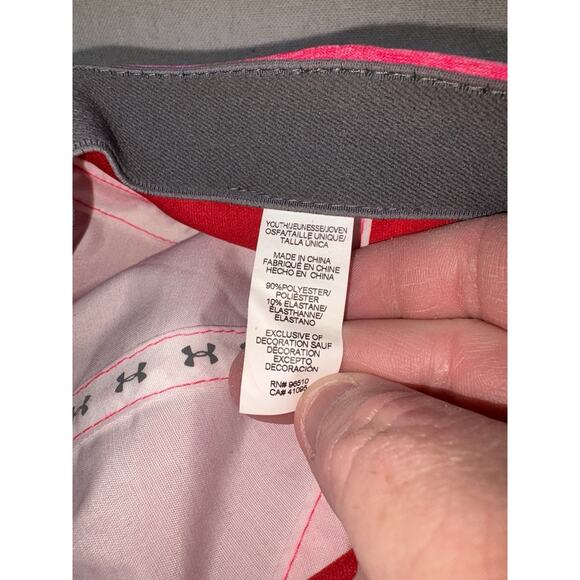 Under Armour UA Adjustable Hat Stretch Wicking Running Cap Outdoor Pink - Picture 5 of 6